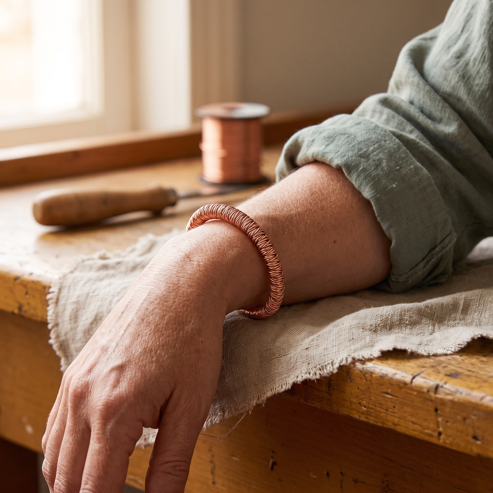 Rita's Fjord Copper Cuff