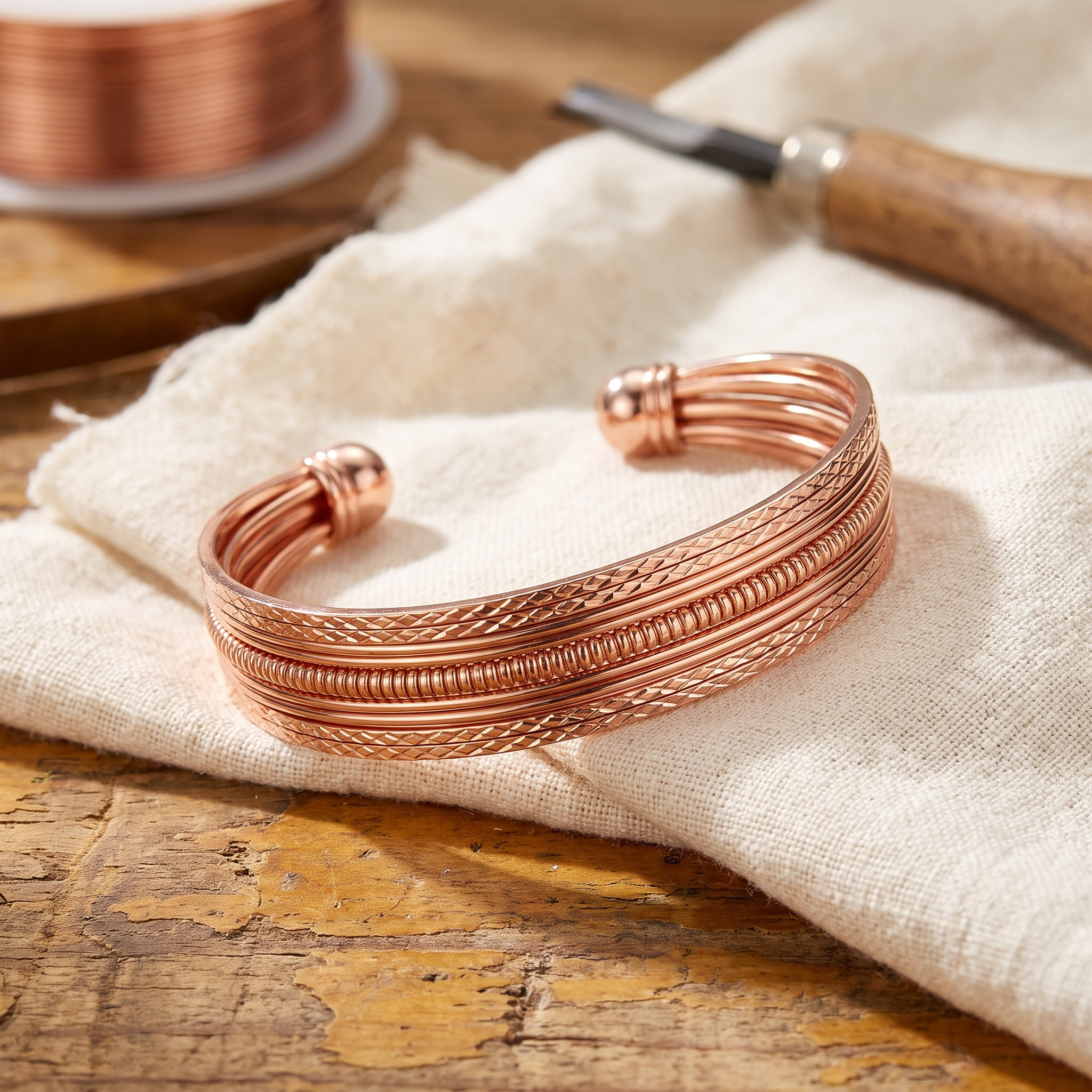 Rita's Bracken Copper Bracelet
