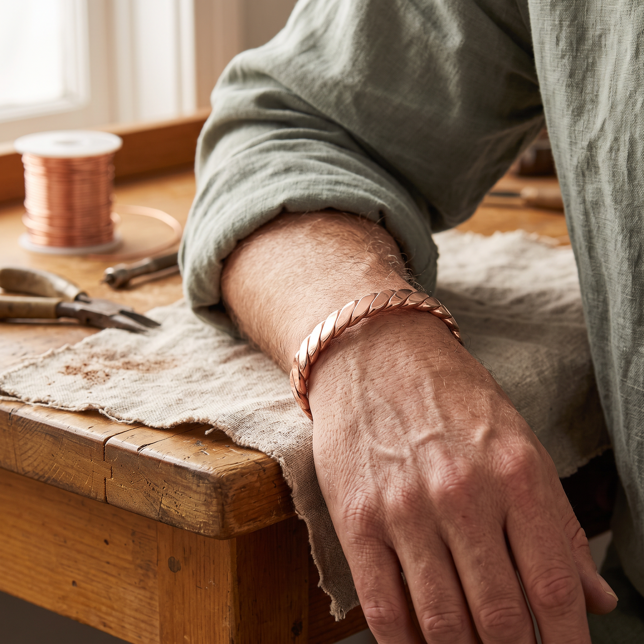 Rita's Bough Copper Bracelet