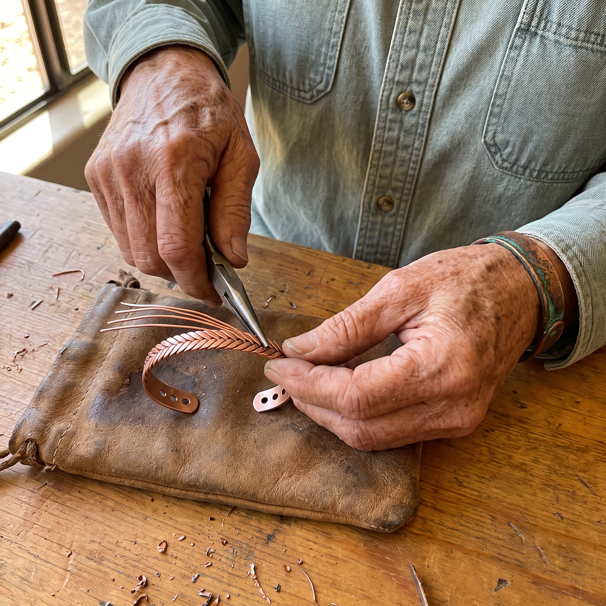 Rita's Furze Copper Bracelet