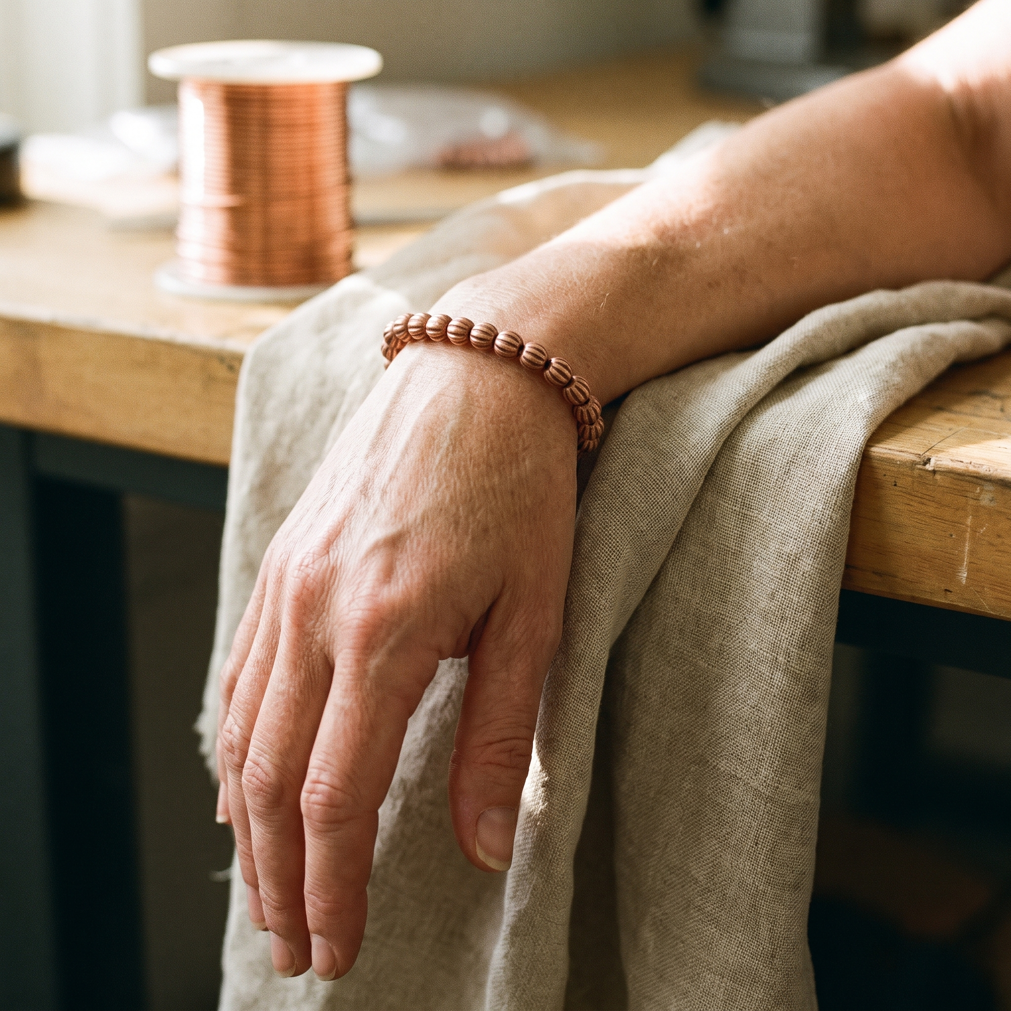 Rita's Bark Copper Bracelet
