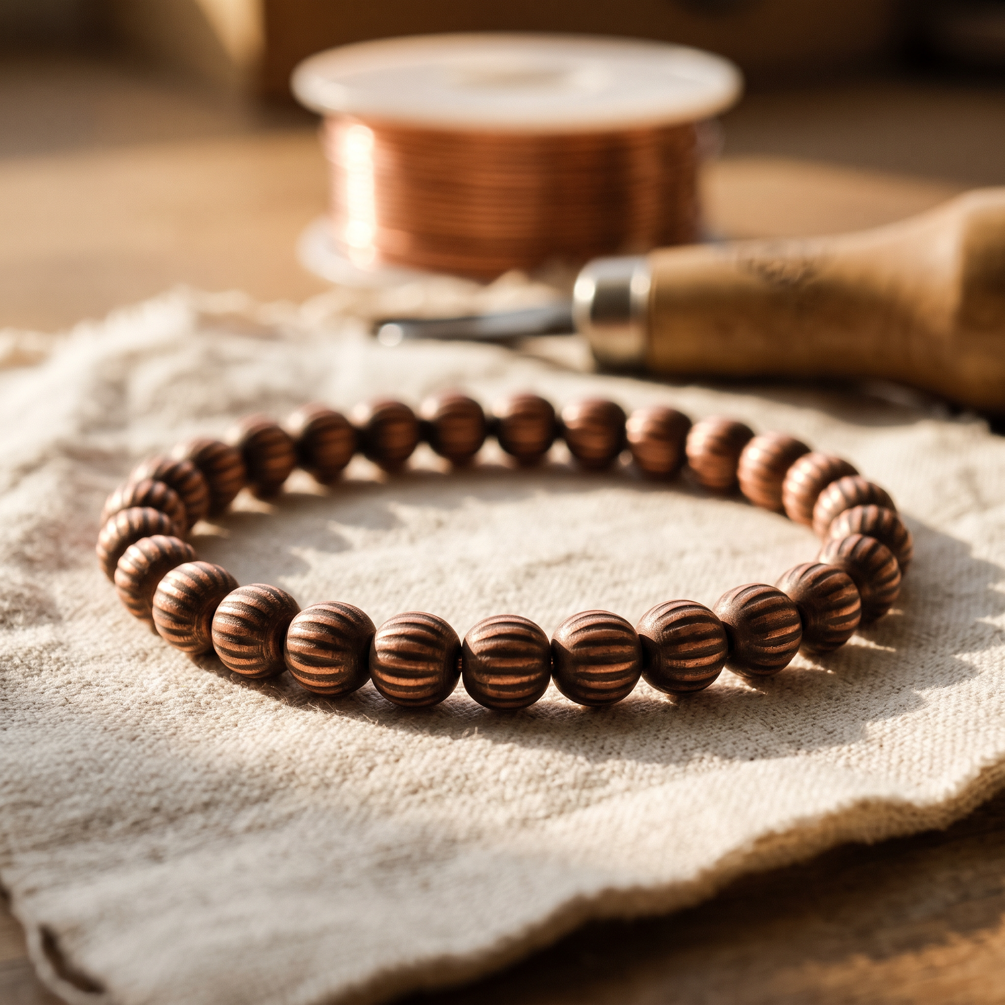 Rita's Bark Copper Bracelet