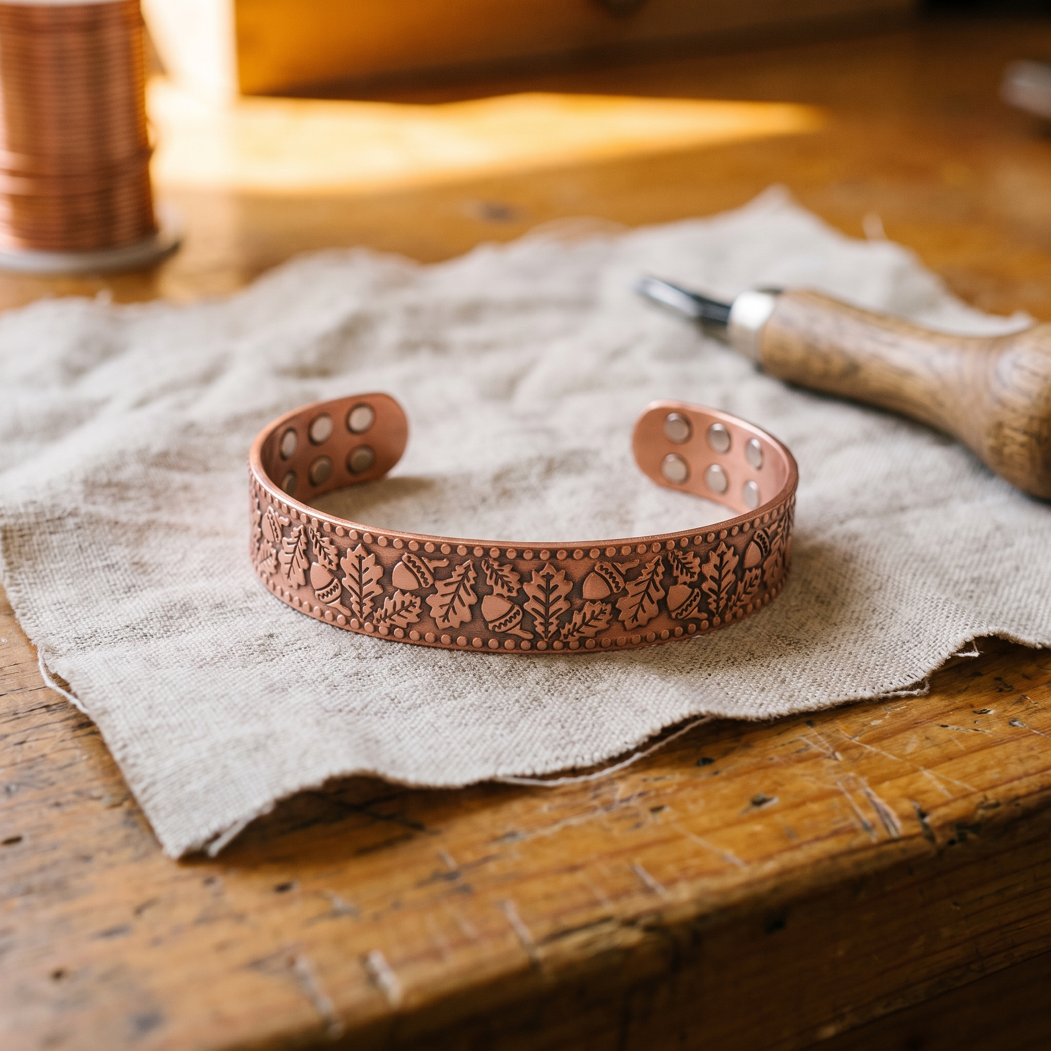 Rita's Timber Copper Bracelet
