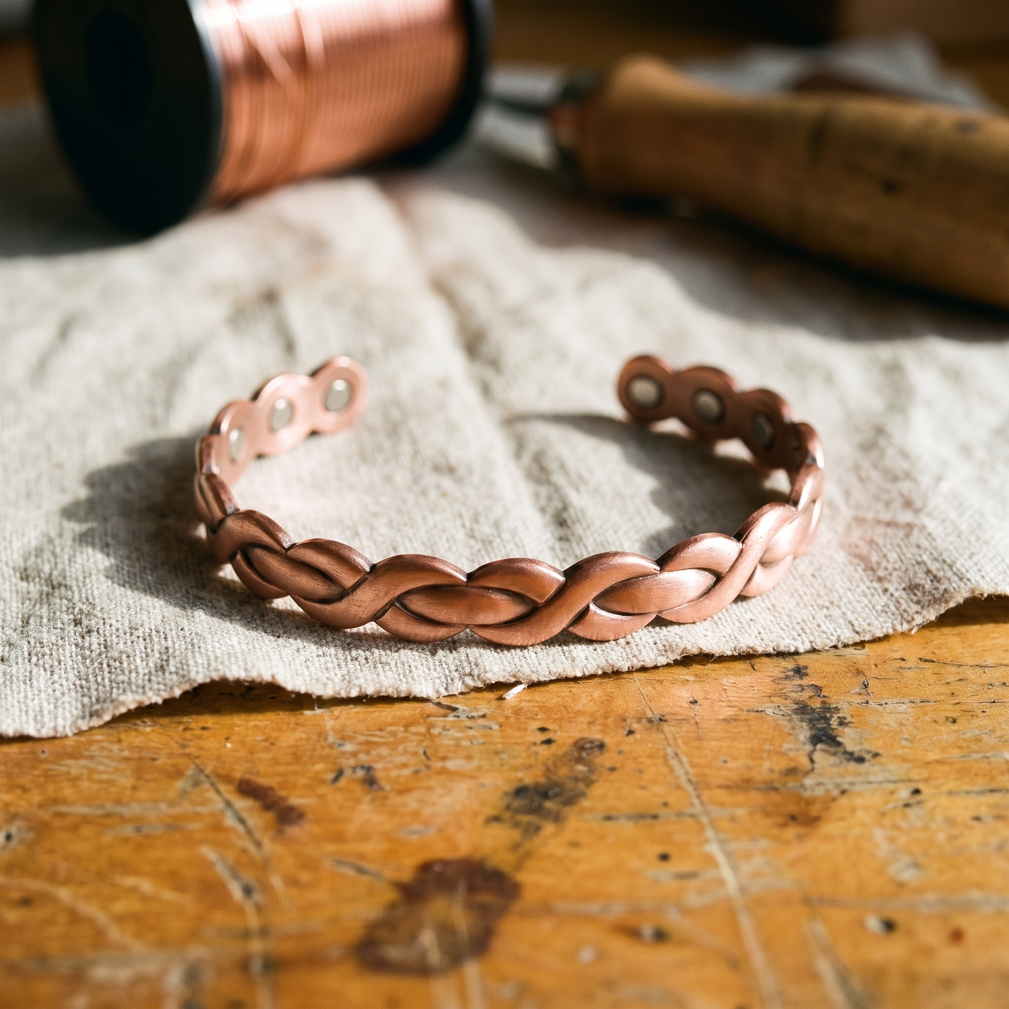 Rita's Loom Copper Bracelet