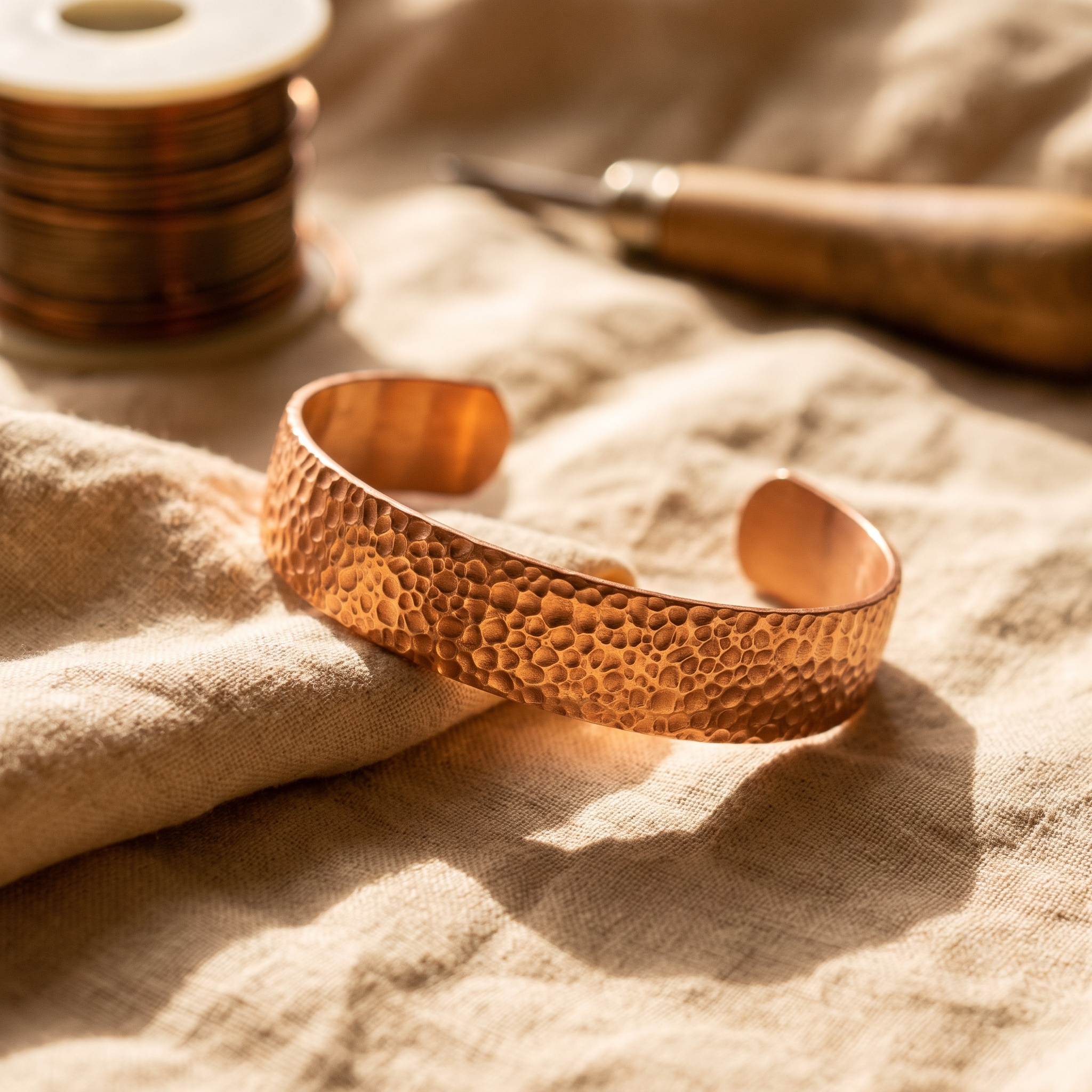 Rita's Moon Copper Bracelet